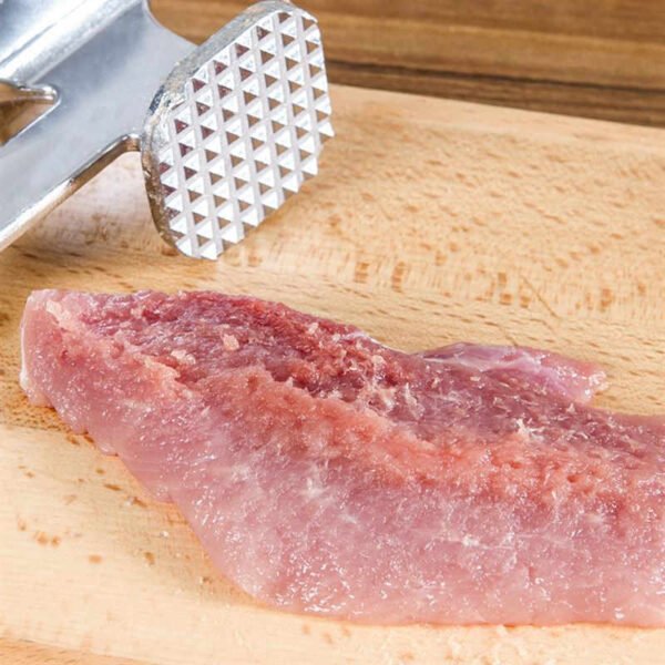 Professional Two Sided Beef / Meat Hammer Tenderizer - Image 9