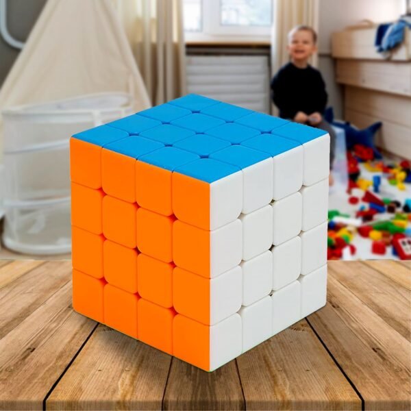 Small Puzzles Cubes 4×4×4 High Speed Sticker Less Magic Cube Game