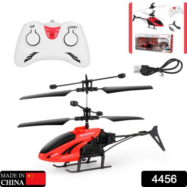 Remote Control Helicopter with USB Chargeable Cable for Boy and Girl Children (Pack of 1) - Image 2