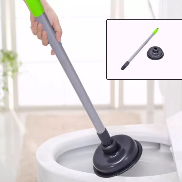 Toilet Plunger - for Clogs in Toilet Bowls and Sinks in Homes, Commercial and Industrial Buildings. - Image 3