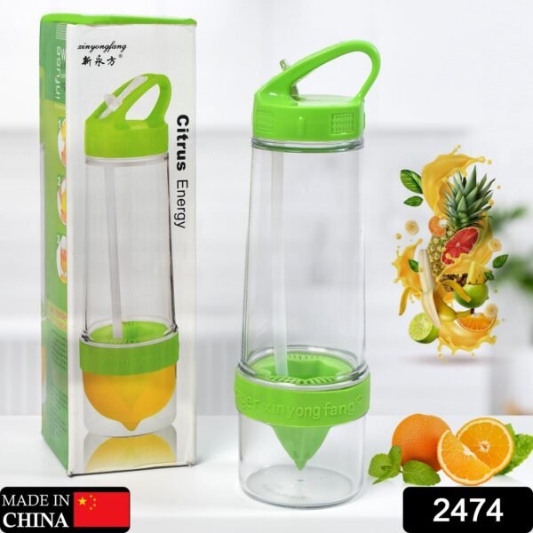 Citrus Zinger Sports Bottle with Juice Maker Infuser Bottle - Image 2