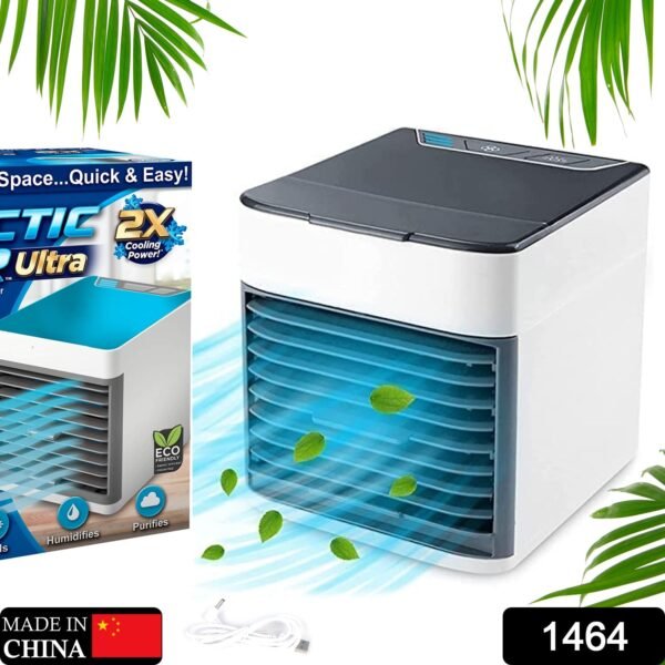 Mini Portable Air Cooler, Personal Space Cooler Easy to fill water and mood led light and portable Air Conditioner Device Cool Any Space like Home Office - Image 2