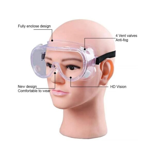 Safety Goggles, Technic Safety Goggles Protection for Classroom Home & Workplace Prevent The Impact of Dust Droplets Gas Protection Glass - Image 3