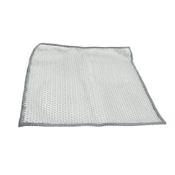 Double-Sided Multipurpose Microfiber Cloths, Stainless Steel Scrubber, Non-Scratch Wire Dishcloth, Durable Kitchen Scrub Cloth (1 Pc / 20 x 20 Cm) - Image 4