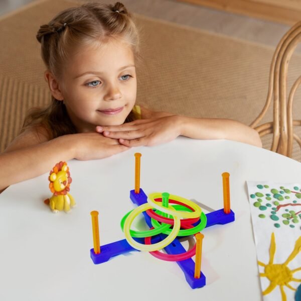 Ringtoss Junior Activity Set for kids for indoor game plays and for fun. - Image 3