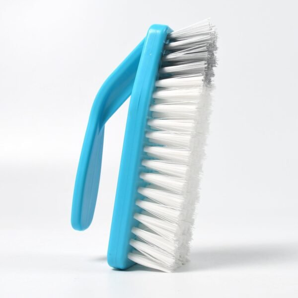 MULTIPURPOSE DURABLE CLEANING BRUSH WITH HANDLE FOR CLOTHES LAUNDRY FLOOR TILES AT HOME KITCHEN SINK, WET AND DRY WASH CLOTH SPOTTING WASHING SCRUBBING BRUSH. - Image 4