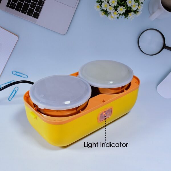 1Layer Electric Lunch Box for Office, Portable Lunch Warmer with Removable 2 Stainless Steel Container. - Image 6