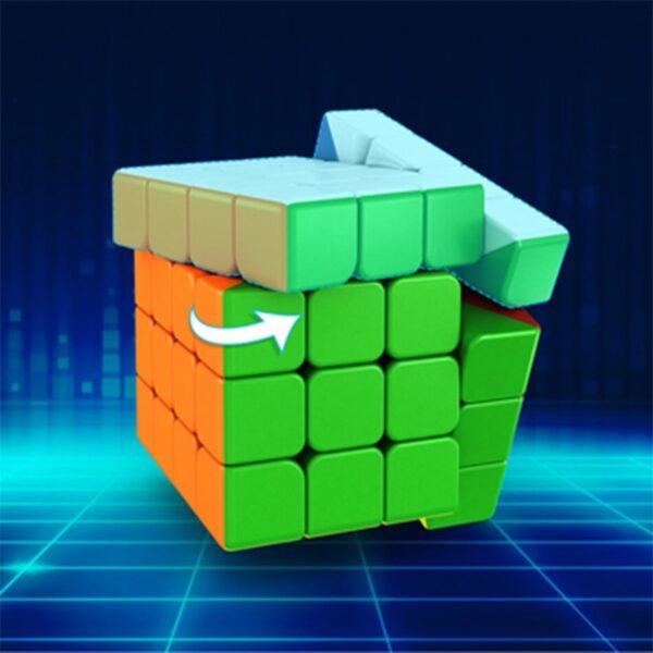 Small Puzzles Cubes 4×4×4 High Speed Sticker Less Magic Cube Game - Image 5