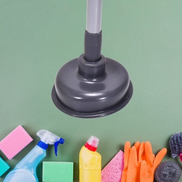 Toilet Plunger - for Clogs in Toilet Bowls and Sinks in Homes, Commercial and Industrial Buildings. - Image 7