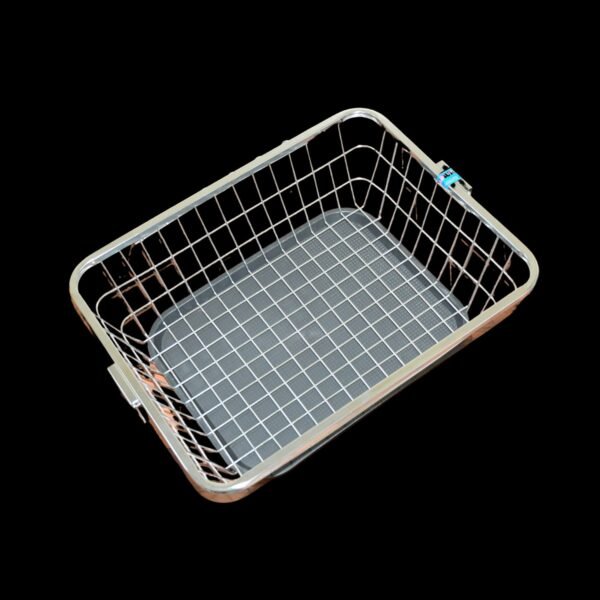 Dish Drainer Rack  With Drip Tray Stainless Steel Dish Drainer Rack with Drip Tray, Utensil Drying Stand for Kitchen Plate Rack Bartan Basket for Kitchen Utensils/Dish Drying Rack with Drainer/Bartan Basket/Plate Stand ( 57 x 45 x 19 cm) - Image 4