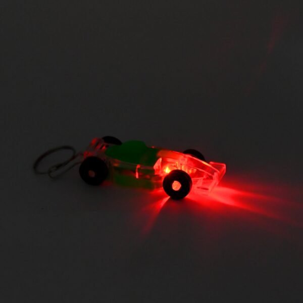 Cars Shape Keychain with On / Off Button LED Flashing Light (1 Pc) - Image 4