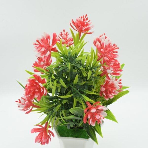 Wild Artificial Flower Plants with Cute Pot | Flower Plant for Home Office Decor | Tabletop and Desk Decoration | Artificial Flower for Balcony Indoor Decor, Plants for Living Room (1 Pc) - Image 3