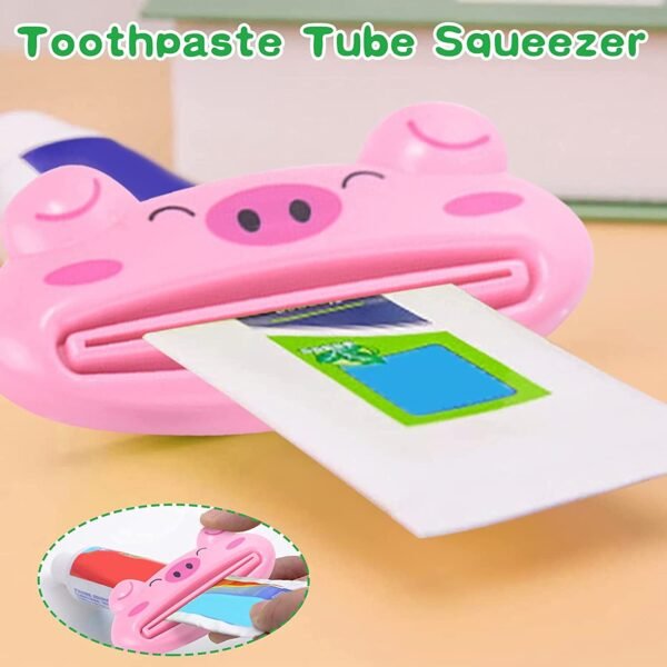 Toothpaste Tube Squeezer, 3.5inch Animal Toothpaste Squeezer Tube Squeezer Toothpaste Clip for Extruding Toothpaste Facial Washing Milk Tomato Sauce and Other Tubular Items ( 1 pc ) - Image 5