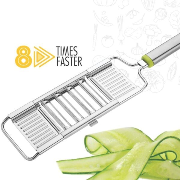 Multipurpose 3 in1 Stainless Steel Grater and Slicer - Image 3