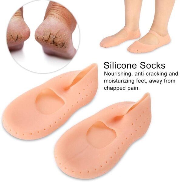 Anti Crack silicone Gel Foot Protector Moisturising Socks - Image 5