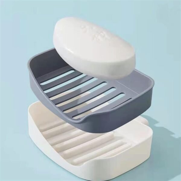 Plastic Soap Dish Holder for Bathroom  (1 Pc) - Image 6