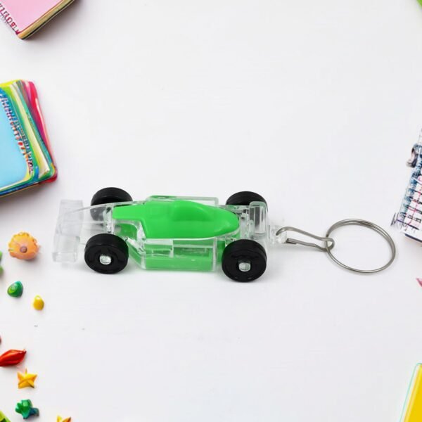 Cars Shape Keychain with On / Off Button LED Flashing Light (1 Pc) - Image 6