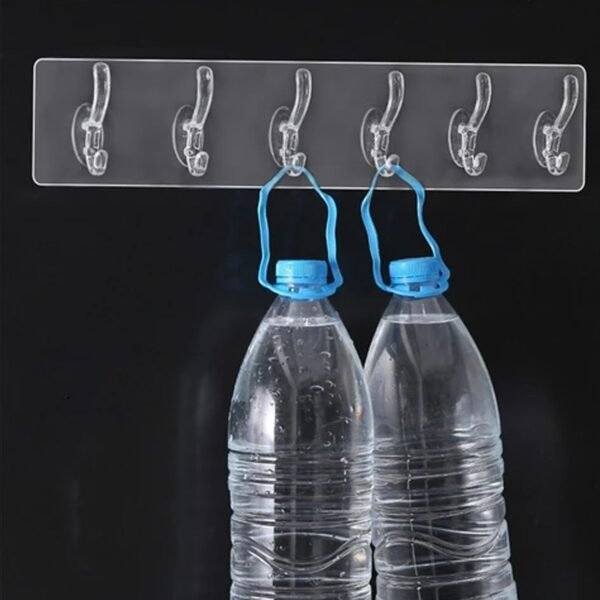 Adhesive Transparent Heavy Duty Wall Hook