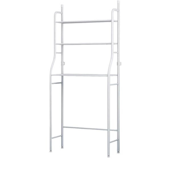 Multi-Layer The Toilet Storage Rack Metal | Bathroom Shelf Space Saving Organizer for Laundry Room Wash Basin Floor Stand - Image 5