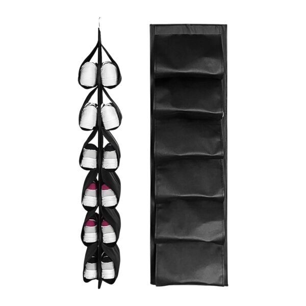 12 Grids Hanging Storage Bag (1 Pc / 12 Pocket / Mix Color) - Image 5