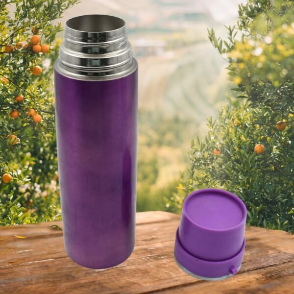 Stainless Steel Water Bottle Leak Proof, Rust Proof, Hot & Cold Drinks, Gym Sipper BPA Free Food Grade Quality, Steel fridge Bottle For office / Gym / School (500 ML Approx) - Image 5