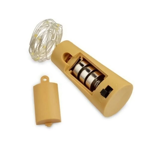 Wine Bottle Cork String Light | Multi LED / 2M Cable Length Copper Wire Battery Operated (White / 1 Pc) - Image 5