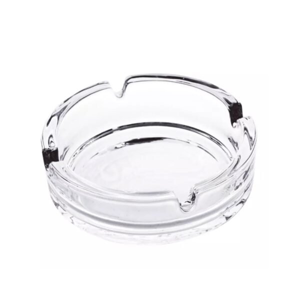 Glass Classic Crystal Quality Cigar Cigarette Ashtray Round Tabletop for Home Office Indoor Outdoor Home Decor - Image 4