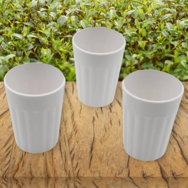 Small Plastic Coffee / Tea Cups Reusable Plastic Cup Mug Lightweight Microwavable Dishwasher Safe Unbreakable Camping Coffee Mugs for Tea Milk Water Juice Tea (3 Pcs Set) - Image 5