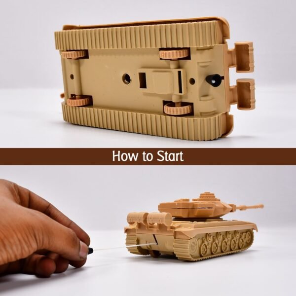 Pull Back Army Tank Toy for Kids. - Image 5