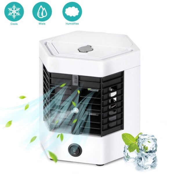 Mini Air Conditioner ARCTIC COOLER Air Cooler Humidifier Mini Portable Air Cooler Fan Arctic Air Personal Space Cooler The Quick & Easy Way to Cool Any Space Air Conditioner - Image 3