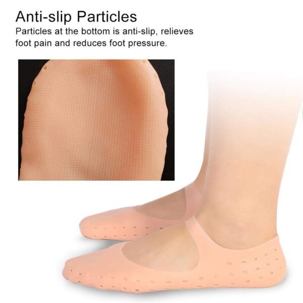 Anti Crack silicone Gel Foot Protector Moisturising Socks - Image 6