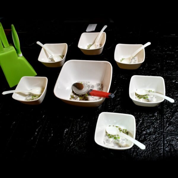 13 Pc Pudding Set used as a cutlery set for serving food purposes and sweet dishes and all in all kinds of household and official places etc. - Image 7