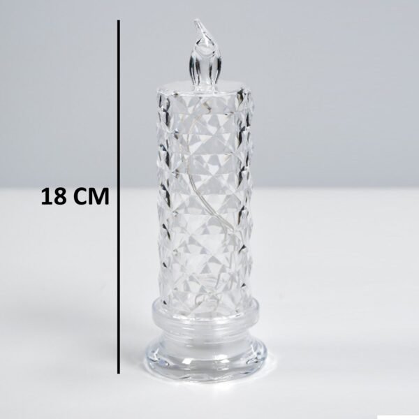 Rose Candles for Home Decoration, Crystal Candle Lights - Image 6