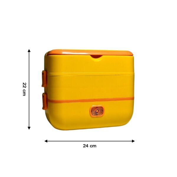 2Layer Electric Lunch Box for Office, Portable Lunch Warmer with Removable 4 Stainless Steel Container. - Image 5