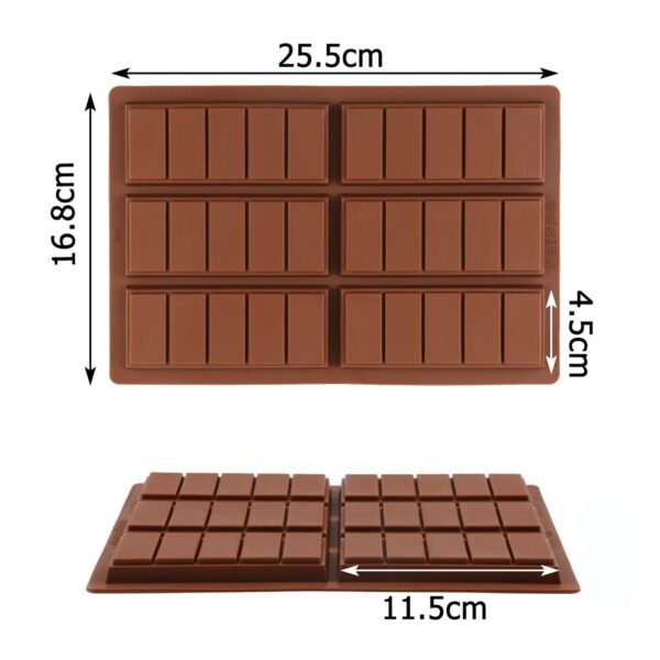 Poly Carbonate Chocolate Bar Moulds PC Mould Clear Hard Candy Mould - Image 5