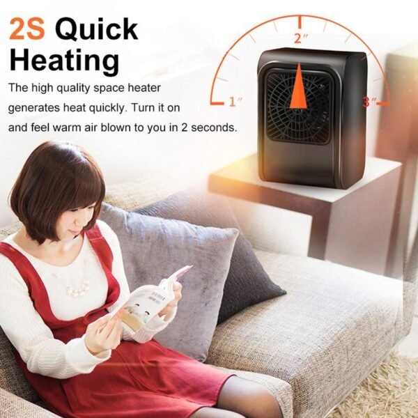 Warm Wind Room Heater 220V Heater For Office & Bedroom Use Heater - Image 4