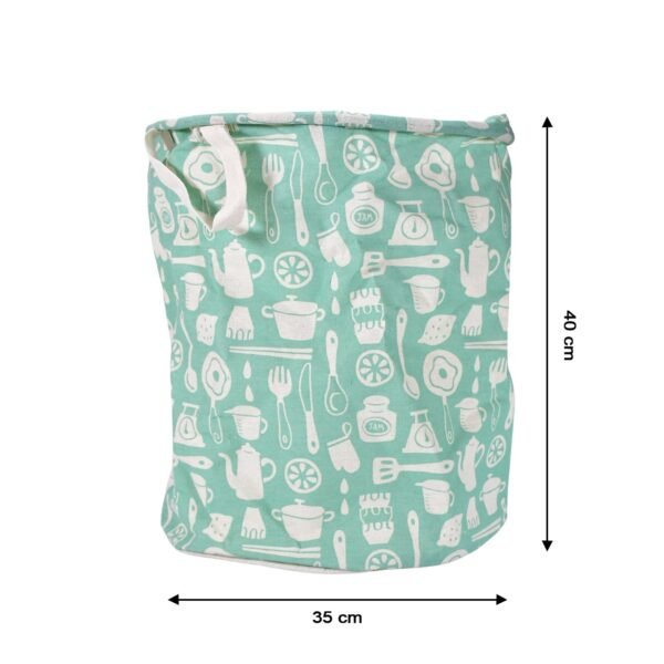 Durable and Collapsible Laundry storage Bag with Handles Clothes & Toys Storage Foldable Laundry Bag for Dirty Clothes. - Image 6