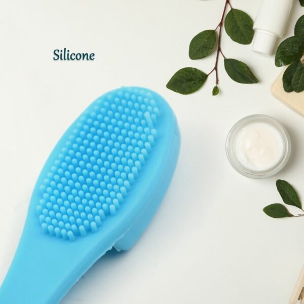 Silicone Makeup cleaning tool, finger wash Face Scrubber Facial Cleansing Brush (1 Pc / Mix Color) - Image 4