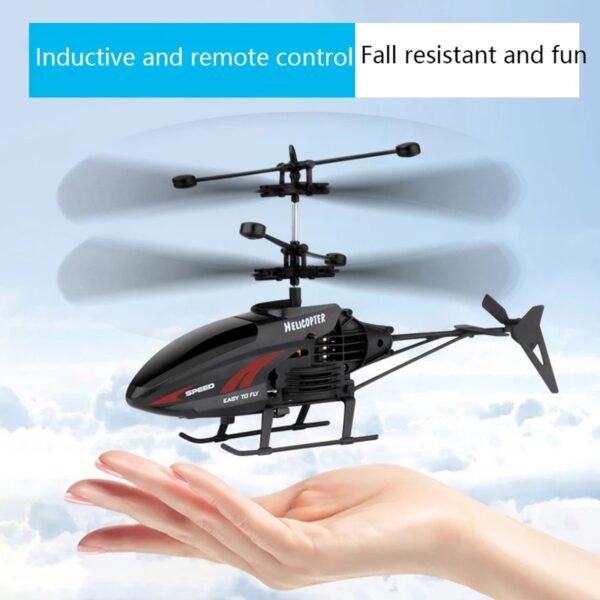 Remote Control Helicopter with USB Chargeable Cable for Boy and Girl Children (Pack of 1) - Image 5