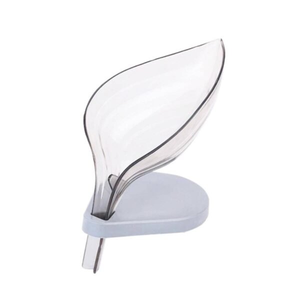 Plastic Leaf Shape Soap Box Self Draining Bathroom Soap Holder(Mix Color / 1 Pc) - Image 4