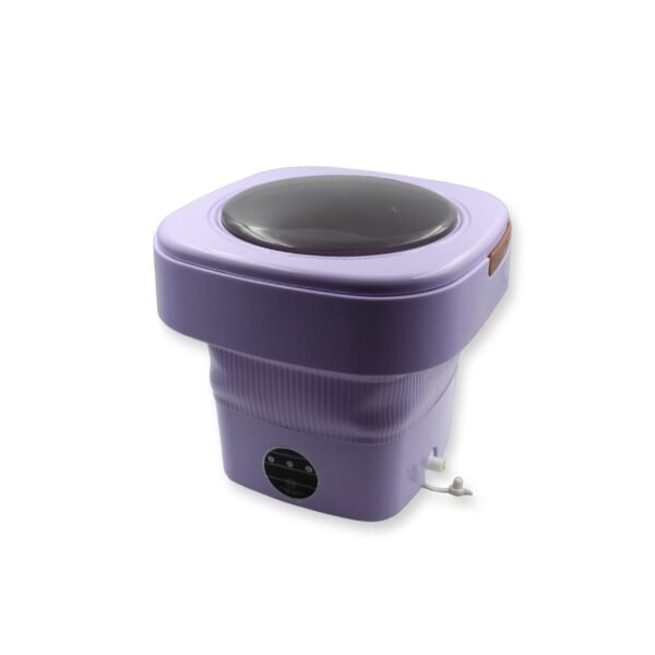 Mini Washing Machine Foldable Mini Washer with Drain Basket Portable Washing Machine Foldable for Laundry Travel Camping RV Baby Clothes - Image 4