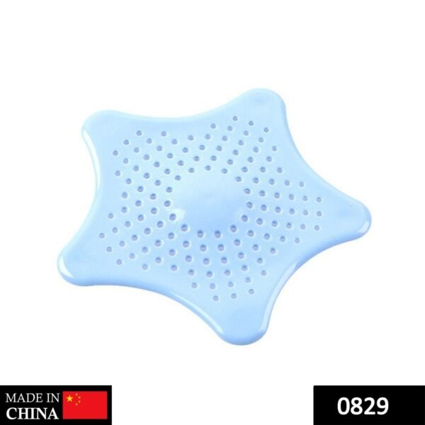 Silicone Star Shaped Sink Filter Bathroom Hair Catcher Drain Strainers for Basin - Image 2