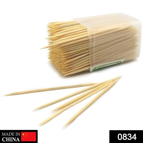 Wooden Toothpicks with Dispenser Box - Image 2