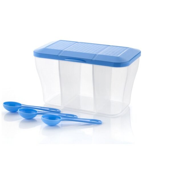 Plastic Square Storage Organiser Container (750ML Capacity) - Image 4