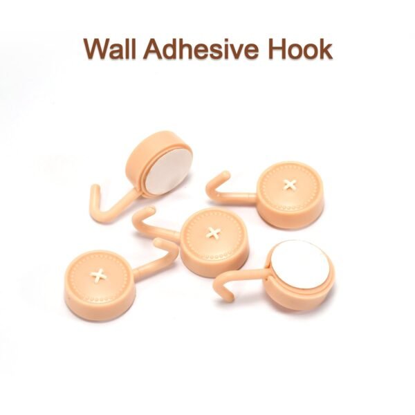 Self Adhesive Sticky Hook, Small Wall Hooks ( 10pc ) - Image 5