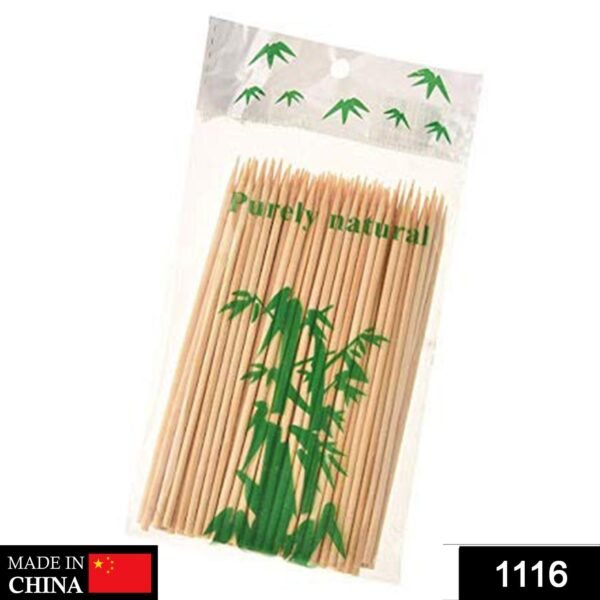 Natural Bamboo Wooden Skewers / BBQ Sticks for Barbeque and Grilling - Image 2