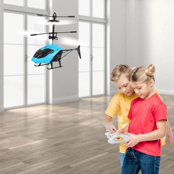 Remote Control Helicopter with USB Chargeable Cable for Boy and Girl Children (Pack of 1) - Image 4