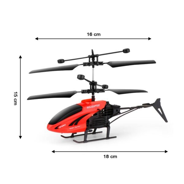 Remote Control Helicopter with USB Chargeable Cable for Boy and Girl Children (Pack of 1) - Image 6