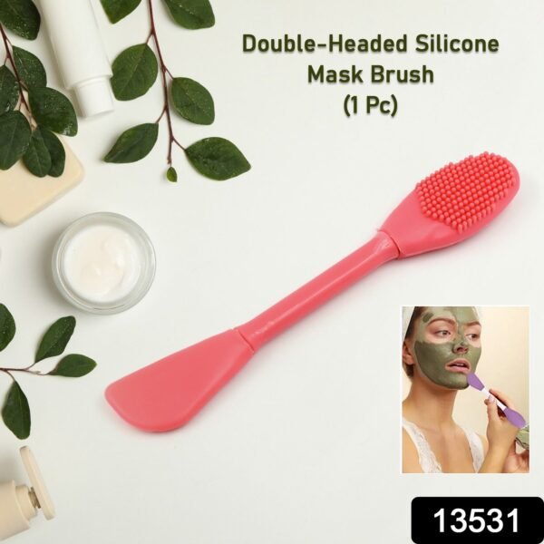 2 In 1 Double-headed Silicone Face Mask Brush (1 Pc) - Image 2