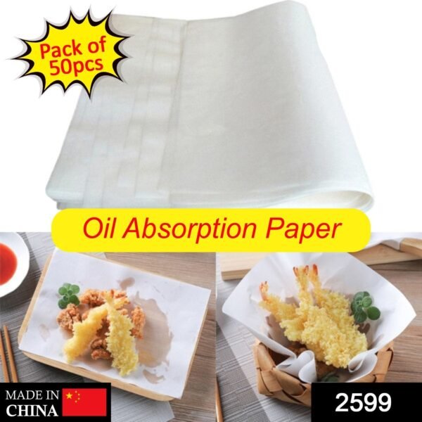 Oil Absorbing Sheets Cooking Paper - Image 2